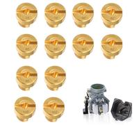 Sctmda Carburatore Principale Ugello 12 Pezzi Getti Carburatore Principale Ugelli Set Carburatore Jet Principale Ugelli per Carburatore 75-102 Accessori M5 per Scooter Moto