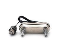 SCTOU Pickup Piezoelettrico Preamplificatore EQ Passivo per Chitarra Acustica da 5 Pezzi con Manopola di Controllo della velocità del Tono 1 Volume 500K 1