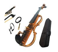 SCTOU Violino 4/4 per Principiante Strumento A Mano Violino Elettrico Che È Comodo Liscio Violino (Color : A)
