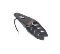 SCTTJSIXZ Fanale posteriore a LED universale da 12 V con luce di stop e supporto for targa for motociclette fuoristrada(B)
