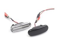 SCUASKJ 2 Pezzi Luci Posizione Laterali A LED Dinamiche Per Fiat, Per Panda 169 Per Grande Per Punto Per Inkl Per Evo Indicatori Di Direzione Dinamici Nello Specchietto(A)