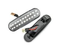 SCUASKJ 2 Pezzi Luci Posizione Laterali A LED Dinamiche Per Fiat Per Panda 169 Per Grande Per Punto Per Inkl Per Evo Per Doblo Indicatori Di Direzione Dinamici Nello Specchietto(A)