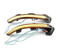 SCUASKJ Indicatore Direzione Dinamico A LED, Per Golf 8, Per MK8, A Specchio Sequenziale 2020-2021 Indicatori Di Direzione Dinamici Nello Specchietto(Nero)