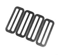 Scuba Backmount Harness Set per Immersione Tecnica, Regolabile per BCD Backplate Cinghie con Spalline in neoprene, Attrezzatura Subacquea Nylon in Acciaio Inox per Sidemount