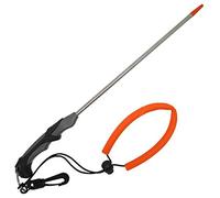 Scuba-Choice 13 - 3/10,2 cm Stainless Steel Lobster Tickle Stick con Clip e Cordino, Grigio