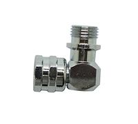 Scuba Choice Snorkel Master 90 Degree Swivel Adaptor UNF for Regulator LP Hose, 2" x 9/16"-18", Adattatore Girevole Gradi 2X 9/16-18 Tubo Flessibile regolatore Unisex-Adulto