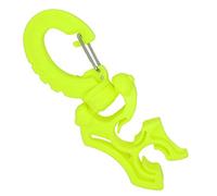 Scuba Choice - Soporte doble para manguera de buceo con clip, color amarillo
