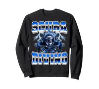 Scuba Diver Girl, da donna, stile Bootleg, anni '90 Felpa
