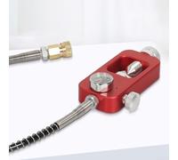Scuba Diver's Toolkit - Adattatore affidabile per il riempimento del serbatoio, con manopola Easy Grip e sistema di misurazione accurato (rosso (nero (quadrante MPA))
