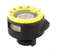 Scuba Diving ABS con ago luminoso e morsetto tubo per guida subacquea direzione a profondità inferiori a 50 metri (nero)