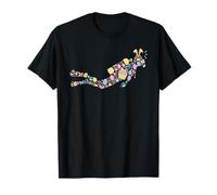 Scuba Diving Bunny Easter Egg, giorno di Pasqua, da donna, uomo, bambino Maglietta