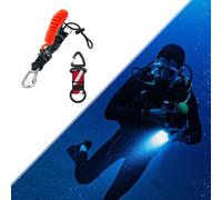 SCUBA DIVING Coil Lanyard Dve Dive Clip Quick Release Discing Strumento a molla