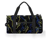Scuba Diving OK Hand Signal Funny Gym Bag con scomparto per scarpe Borsone da viaggio Weekender Pernottamento Borsa da yoga