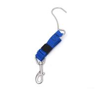 Scuba Diving Reef Hook, con cinghia in PP e bullone girevole Snap singolo drift sicurezza Gear corrente, stabilizzazione fotografia subacquea leggero (blu)