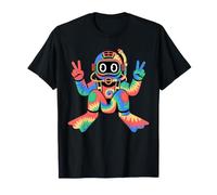 Scuba Diving Tie Dye Peace Sign Hippie da Donna e Uomo Maglietta