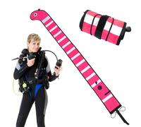 Scubaa Marker Buoys - Durevole nylon tubo, cute riflettente float | Portable Safety Inflatable Sauage with Bright Visibility, Diving Alert Signal Buoy for Snorkel Gear Swimming Underwater