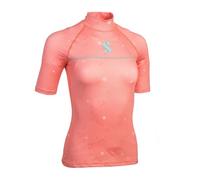 SCUBAPRO Rash Guard - T-Flex Coral SHS U50 Donna (IT, Testo, S, XXL, Regular, Regular)