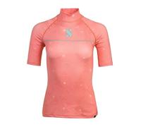 SCUBAPRO Rash Guard - T-Flex Coral SHS U50 Donna (IT, Testo, S, XXL, Regular, Regular)