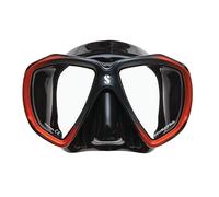 Scubapro Spectra Maschera Nero Kit di Regolatore per Immersioni in Acqua Fredda Unisex-Adulto, Black-Orange, One Size