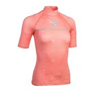 Scubapro UPF-50 T-Flex Rashguard Manica Corta Donne Corallo Taglia XS-2XL