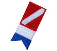 Scubas Diver Down Toppe ricamate pratiche bandiere toppe ricamate Distintivo subacqueo per zaini cappello