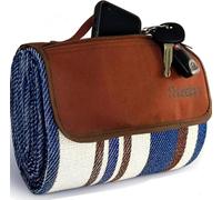 scuddles Coperta Extra Grande da Picnic & Esterno con Borsa per iPhone, Chiavi e Altro - Doppio Strato, Resistente all'Acqua, Pratica Borsa per Materassino per Primavera - Ideale per la Spiaggia