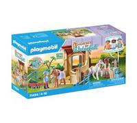 Playmobil horse of waterfall 71494 scuderia con recinto per bambini dai 4 anni