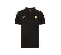 Scuderia Ferrari - Collezione 2022 del Merchandising Ufficiale della Formula 1 -Polo Classica Puma Bambino - Nero - Dimensioni: 92