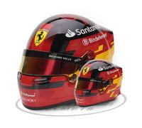 Scuderia Ferrari F1 1/2 Scala Carlos Sainz Mini Replica Casco 2024 Bell Caschi