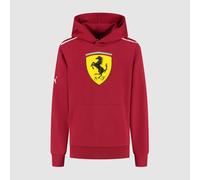Scuderia Ferrari F1 PUMA Grande Scudetto Scudo Logo Felpa Bambini 2025