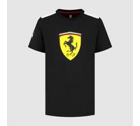 Scuderia Ferrari F1 PUMA Maglietta Per Bambini Con Logo Scudetto Grande 2025