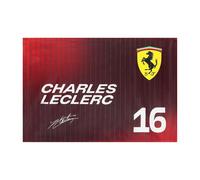 Scuderia Ferrari F1 Ufficiale Charles Leclerc Autista 16 Bandiera Rosso