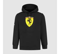 Scuderia Ferrari F1 Ufficiale Scudo Logo Felpa Puma Nero 2025 Free UK Spedizione