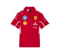 Scuderia Ferrari F1 Ufficiale Team da Donna Polo Puma Rosso 2025