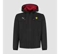 Scuderia Ferrari F1 Ufficiale Unisex Pioggia Giacca Puma Nero 2025