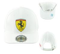 Scuderia Ferrari Italiano Auto Automobile Regolabile Bianco Uomo Curvo Bill Hat