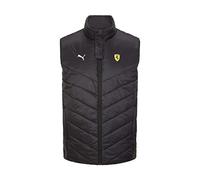 Scuderia Ferrari Puma Gilet Imbottito Uomo Nero, nero, X-Small
