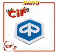 Scudetto Emblema ad esagono in plastica ad incastro Piaggio FLY 4T 2V 25-30KM-H