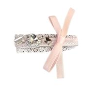 SCUDGOOD Fermaglio per Capelli a Forma di Cuore Elegante Pizzo Stile Mazzi Copricapo Dolce Balletcore Clip per Capelli per Ragazza, 5.8 cm, 1 Pezzo