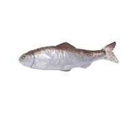SCUDGOOD Portachiavi a forma di pesce artificiale, divertente fermaglio per capelli a forma di pesce essiccato, accessorio creativo per la borsa