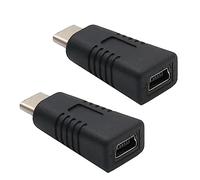 SCUDGOOD Universale Smartphone Tablet Adattatore Mini USB Femmina A Tipo C Adattatore Maschio Supporto Ricarica Trasferimento Dati Convertitore 2 pz Adattatore Per Smartphone Tablet Universale Anti