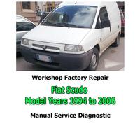 Scudo 1994-2006 Manuale di riparazione: strumento per auto guida diagnostica per servizio di fabbrica officina