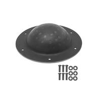 Scudo Boss forgiato a mano | Scudo vichingo Umbo | Scudo medievale Umbo | Capo scudo storico completamente funzionale pronto alla battaglia, Naturale, Prossoefinito