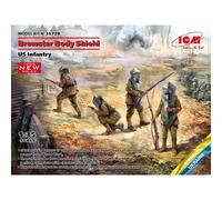 SCUDO CORPO BIRRIFICIO MODELLO ICM 35720, FANTERIA STATUNITENSE 1/35