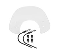 Scudo deflettore vento for parabrezza moto, compatibile con Vespa GTS 125 250 300(Clear)