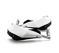 Scudo di protezione dell'impugnatura per moto Paramano universale per manubrio per moto per Honda per Suzuki(Bianco)