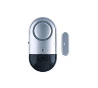 Scudo di sicurezza: allarme per porte e finestre per la protezione della casa, sensore antifurto wireless ultrasottile con allarme forte da