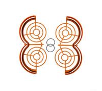 Scudo elica pronto per il volo per DJI AVATA 360 utilizzando ABS per mitigazione degli urti e vestibilità costante durante il funzionamento prolungato (arancione)