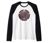 Scudo Guardiano Marvel Black Widow Rosso Maglia con Maniche Raglan