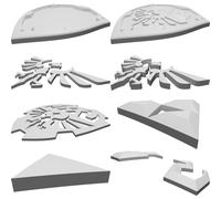Scudo Hylian Replica da Zelda Breath of the Wild 124mm Prop Display Decor